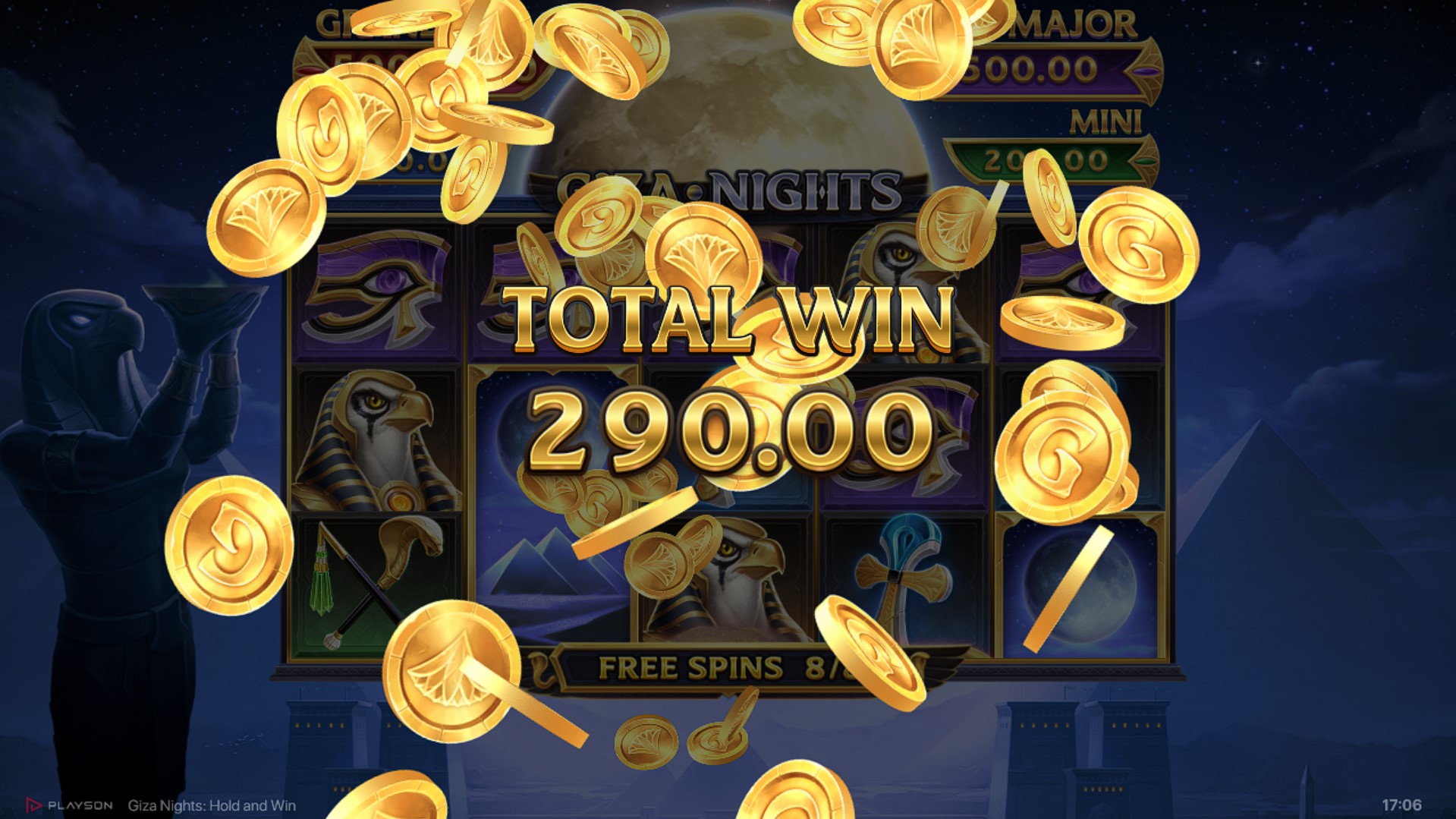 Giza Nights: Hold and Win