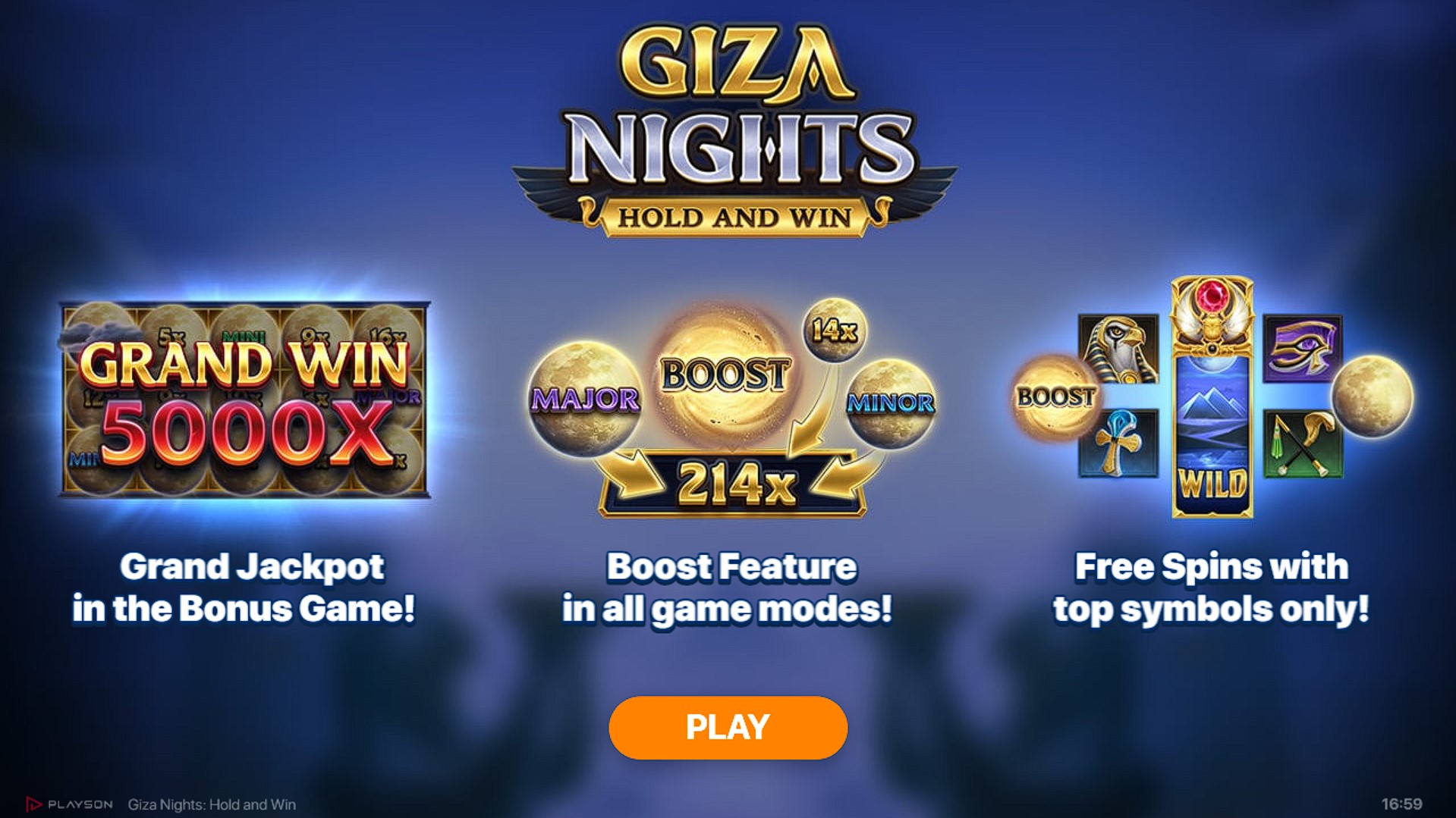 Giza Nights: Hold and Win