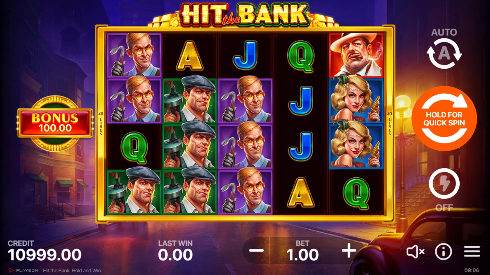 Hit the Bank: Hold and Win