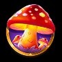 Mushroom symbol in Rainbow Ray pokie