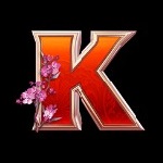 K symbol in Divine Stars pokie
