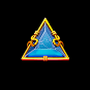 Gemstone (blue) symbol in Temple Of Ra pokie