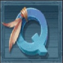 Q symbol in Mighty Eagle Extreme pokie