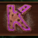 K symbol in Mighty Santa pokie