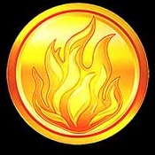 Coin symbol in Devilish Fortunes pokie