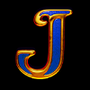 J symbol in Santa's Puzzle pokie