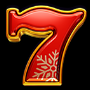 7 symbol in Santa's Puzzle pokie