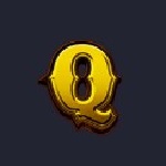 Q symbol in 3 Coin Cowboy pokie