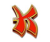 K symbol in Divine Empress pokie