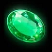 Emerald symbol in Cash 'N Riches WowPot Megaways pokie