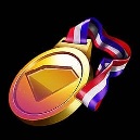 Medal symbol in Goal Strike Rising Rewards pokie