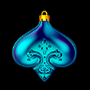 Spade Christmas tree toy blue symbol in Royal Xmass 2 pokie