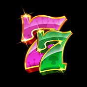 Two sevens symbol in 9 Mad Hats King Millions pokie