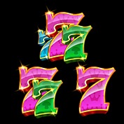All sevens symbol in 9 Mad Hats King Millions pokie