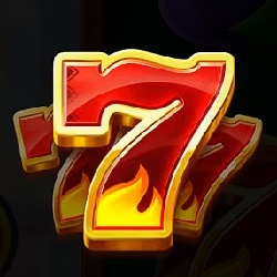 Seven symbol in The Chillies pokie