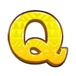 Q symbol in Mega Moolah Megaways pokie