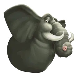 Elephant symbol in Mega Moolah Megaways pokie
