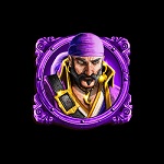 Pirate thug symbol in Adventures Of Doubloon Island Link And Win pokie