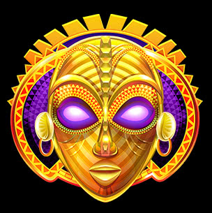 Special symbol in 9 Masks of Fire King Millions pokie
