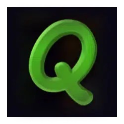 Q symbol in Bozo Cats pokie