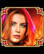 The Red Witch symbol in Sisters of OZ WowPot pokie