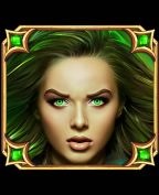 The Green Witch symbol in Sisters of OZ WowPot pokie