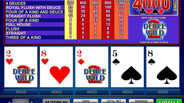 How to Play Deuces in Deuces Wild Video Poker