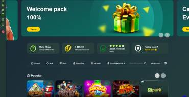 100% Welcome Bonus of up to 250 Euros at Spark Casino.: Promotions