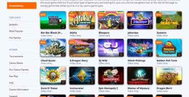 Betsson casino: Games