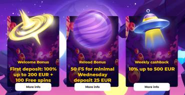 Cosmic Slot Casino: Promos