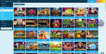 Spinfinity Casino: Games