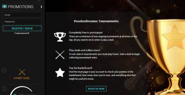 VoodooDreams casino: 