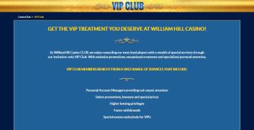 William Hill Casino club: VIP