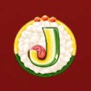 J symbol symbol in Hey Sushi pokie