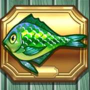 Green fish symbol in Big Fin Bay pokie