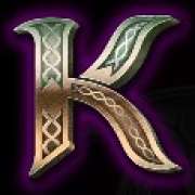 K symbol in Book of Vikings pokie