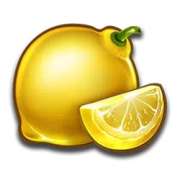 Lemon symbol in Hot Glowing Fruits pokie