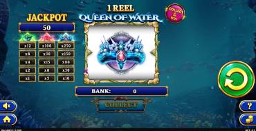 1 Reel Queen Of Water: Slot machine