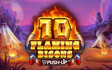 10 Flaming Bisons pokie NZ