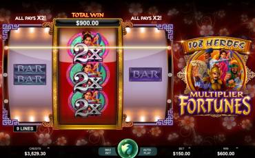 108 Heroes Multiplier Fortune pokie NZ