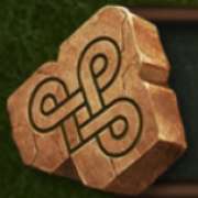 Clubs symbol in The Faces of Freya pokie