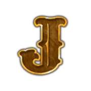 J symbol in Madame in Mystic Manor pokie