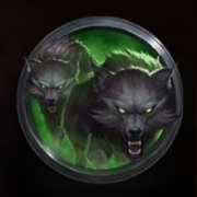 Wolves symbol in Ring of Odin pokie