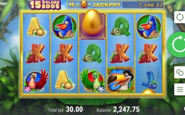 15 Golden Eggs pokie NZ