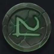 Green stone symbol in Merlin's Grimoire pokie