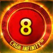 Infinity Coin symbol in Mighty Wild Panther Grand Gold Edition pokie