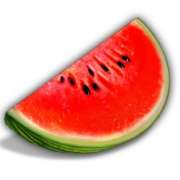 Watermelon symbol in 40 Mega Clover Clover Chance pokie