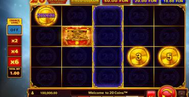 20 Coins: Slot machine