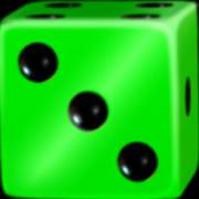 20 Golden Dice: Green cube