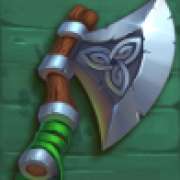 Battle ax symbol in Viking Clash pokie